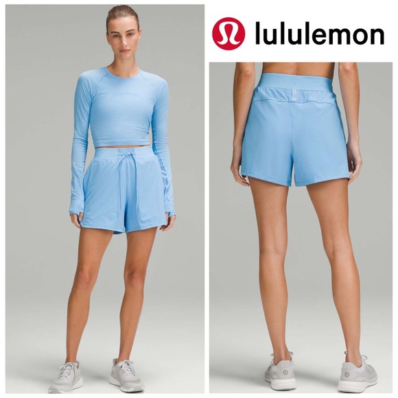 lululemon athletica Pants - Lululemon License to Train High-Rise Short 4" in Aero Blue